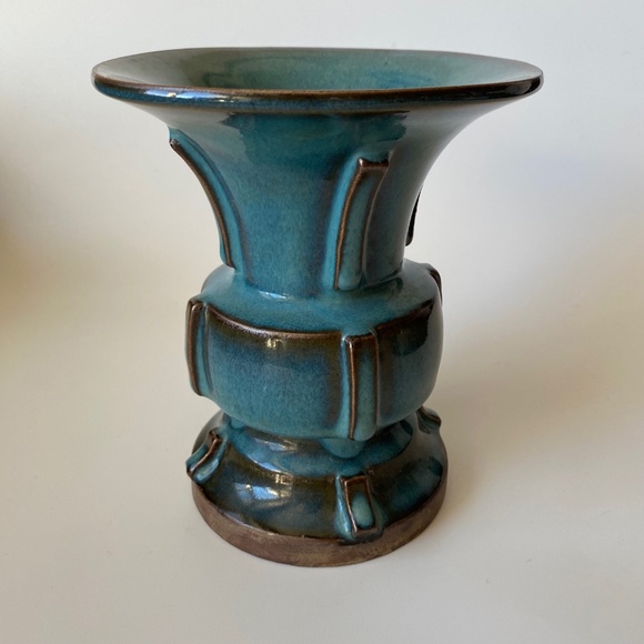 Vintage Chinese JUN Kiln Pottery Vase AS IS - Picture 15 of 15